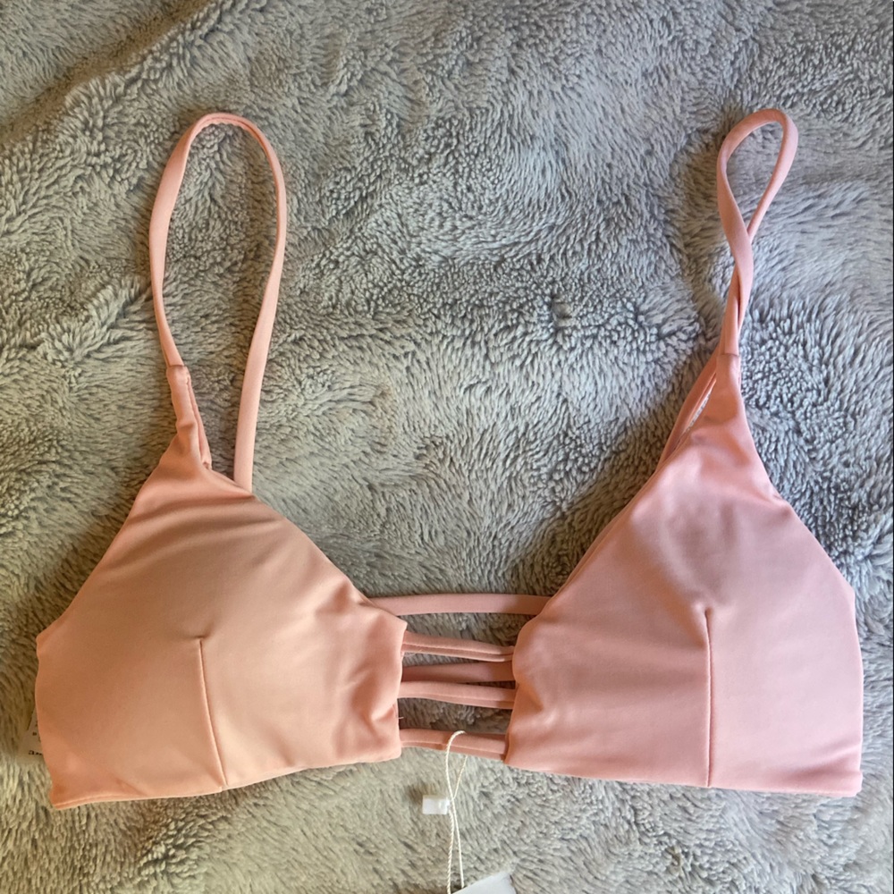 Zaful pink bikini top